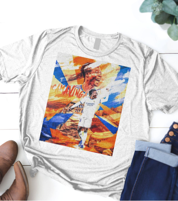 Camavinga Real Madrid Excitement And Energy T-Shirt