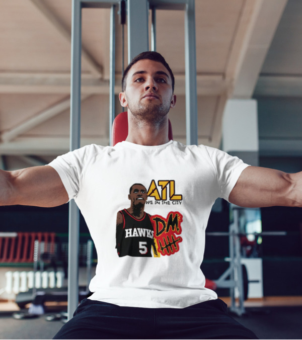 ATL DM5 We In The City Hawks Basketball T-Shirt