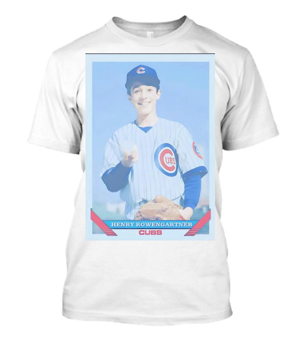 Henry Rowengartner Cubs Rookie Of The Year Baseball Card T-Shirt