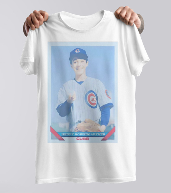 Henry Rowengartner Cubs Rookie Of The Year Baseball Card T-Shirt