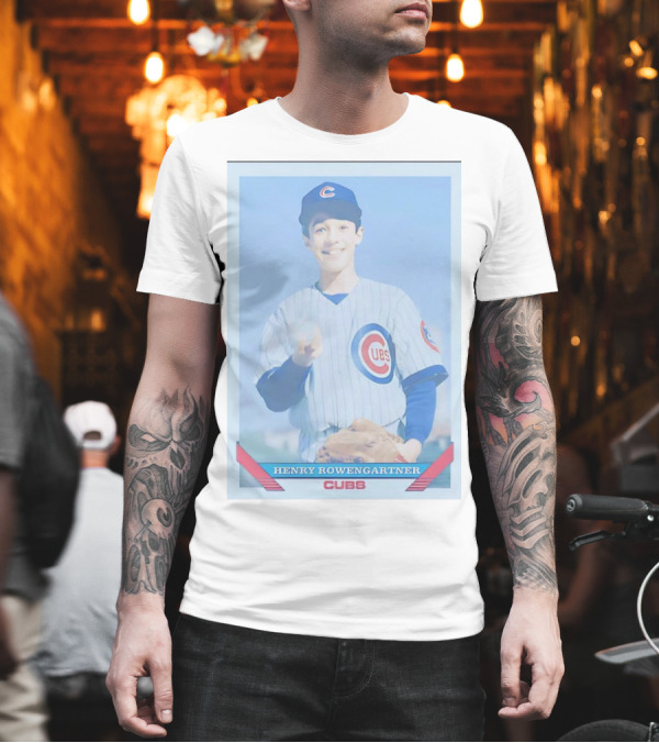 Henry Rowengartner Cubs Rookie Of The Year Baseball Card T-Shirt