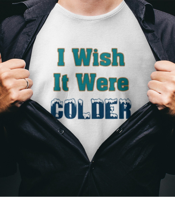 I Wish It Were Colder Miami Mike McDaniel Football Coach Humor T-Shirt