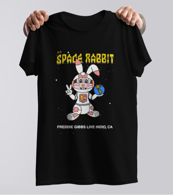Freddie Gibbs Live Indio California Space Rabbit T-Shirt