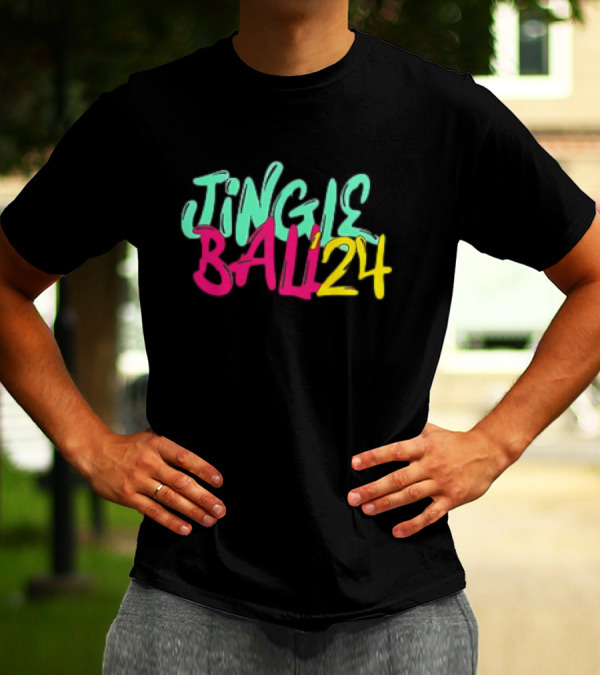 Jingle Ball 24 Colorful Typography T-Shirt