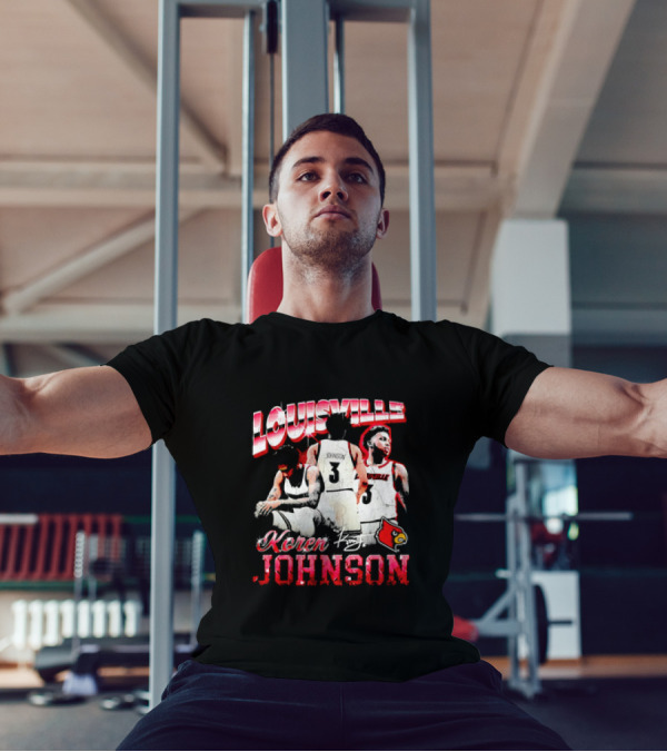 Louisville Cardinals Koren Johnson Basketball T-Shirt