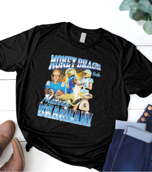 Money Bhags Mateen Bhaghani UCLA Football T-Shirt