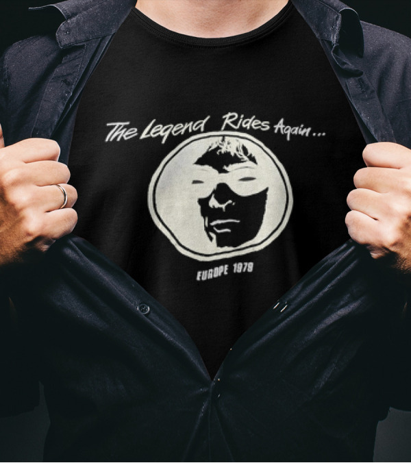 The Legend Rides Again Europe 1978 Masked Face T-Shirt