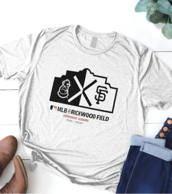 San Francisco Giants 2024 MLB At Rickwood Field Birmingham Alabama June T-Shirt