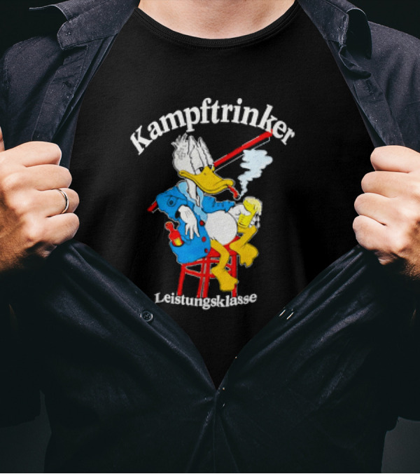 Kampftrinker Leistungsklasse Donald Duck Retro T-Shirt