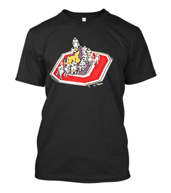 Michigan Wolverines The 5Th Dentist 45-23 Final Victory Parade Scene T-Shirt
