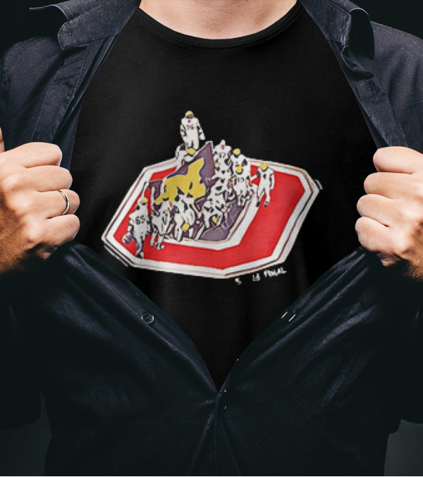 Michigan Wolverines The 5Th Dentist 45-23 Final Victory Parade Scene T-Shirt