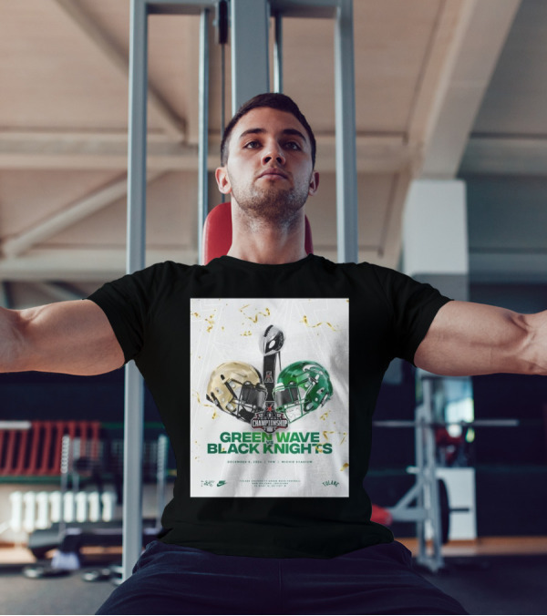 Green Wave Vs Black Knights Championship Dec 6 2024 Michie Stadium T-Shirt