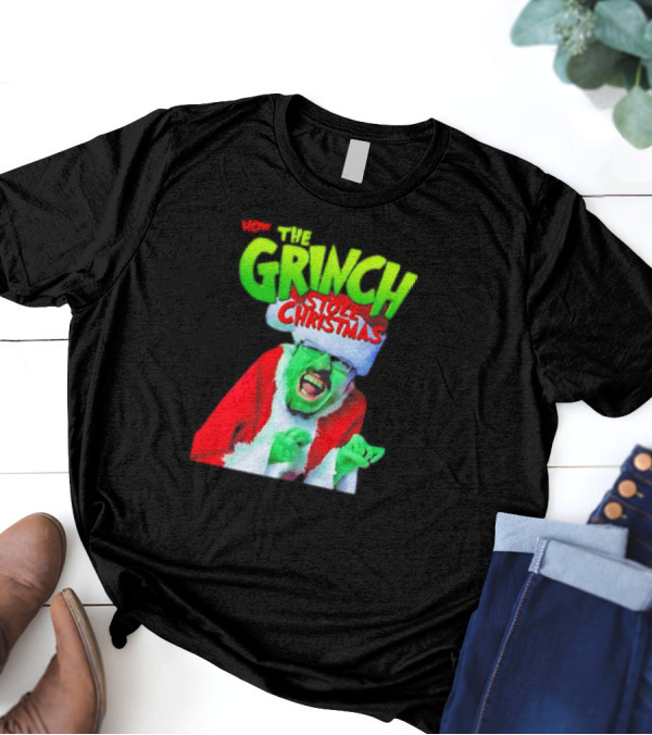 Walter White How The Grinch Stole Christmas Mashup Character T-Shirt