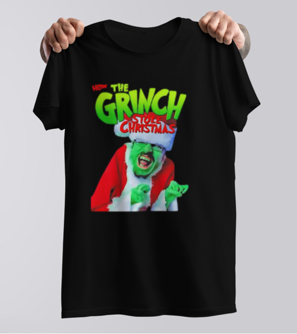 Walter White How The Grinch Stole Christmas Mashup Character T-Shirt