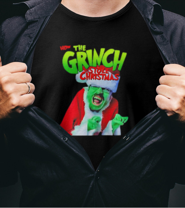 Walter White How The Grinch Stole Christmas Mashup Character T-Shirt