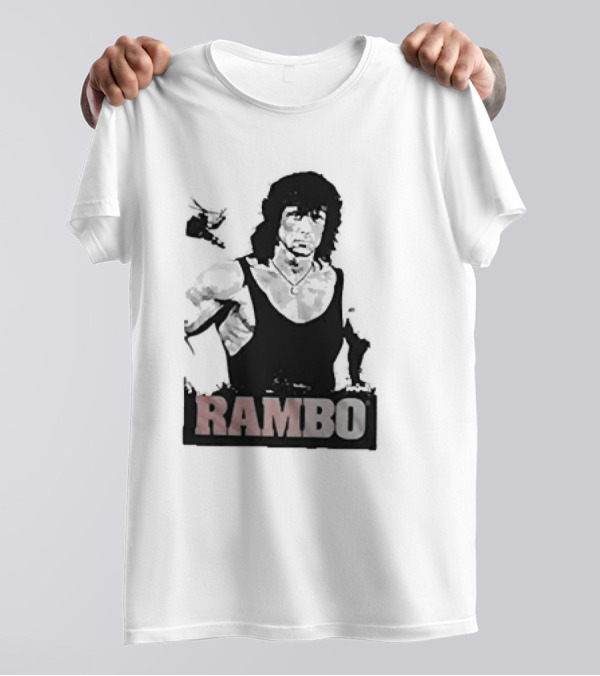Rambo First Blood Black Tank T-Shirt