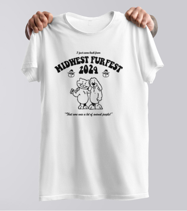 Midwest Furfest 2024 Came Back That Sure Was A Lot Of Animal People T-Shirt