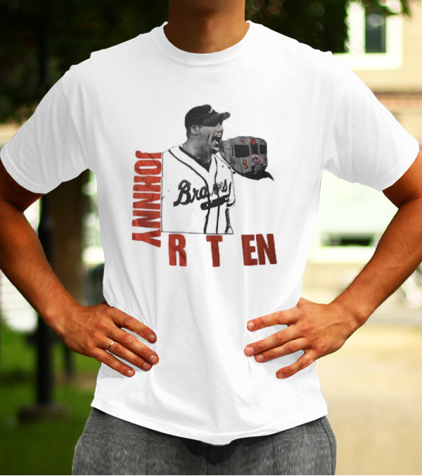 Johnny Rotten Braves Mets Subway Mashup Vintage T-Shirt