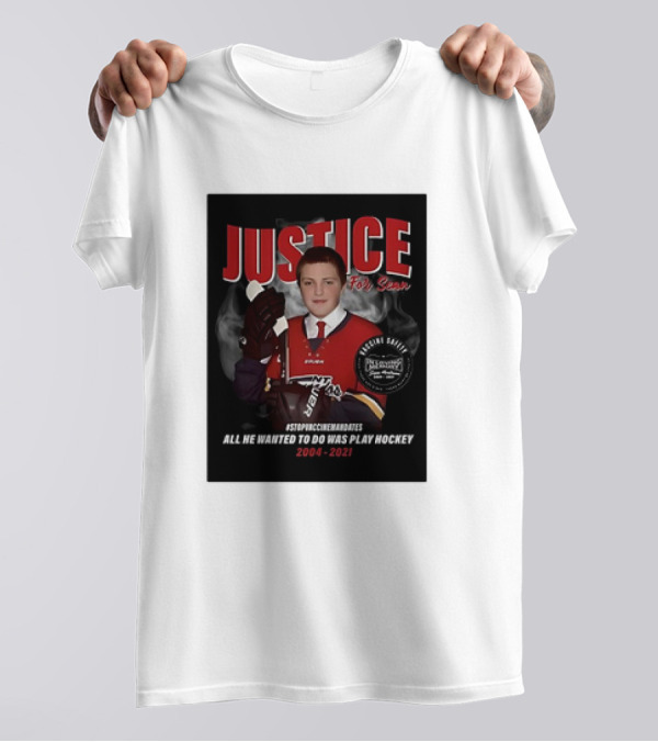 Justice For Sean #STOPPUCKINGTHEMOMIES All He Wanted To Do Was Play Hockey 2004-2021 T-Shirt