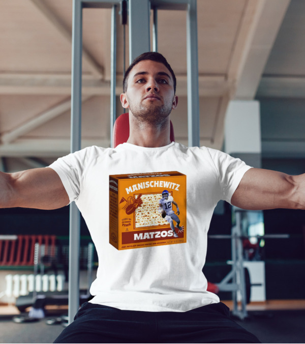 Manischewitz Matzos Jake Retzlaff Breaks Matzo And Records BYU Cougars Matzo Crunch Football T-Shirt