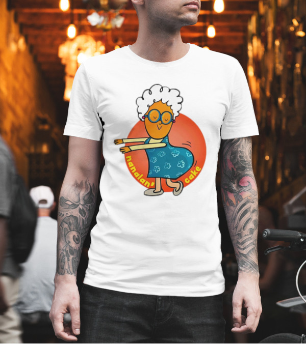 Nanalan Nana Cake Dancing Granny Character T-Shirt