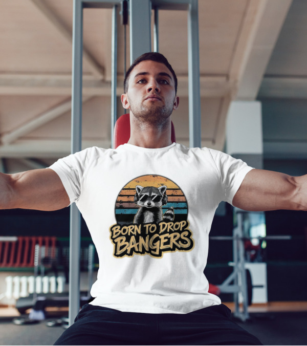 Born To Drop Bangers Raccoon Vintage T-Shirt