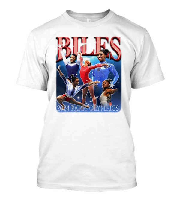 Biles 2024 Paris Olympics Gymnastics Champion T-Shirt