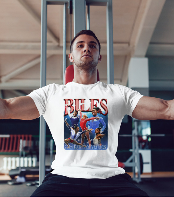 Biles 2024 Paris Olympics Gymnastics Champion T-Shirt