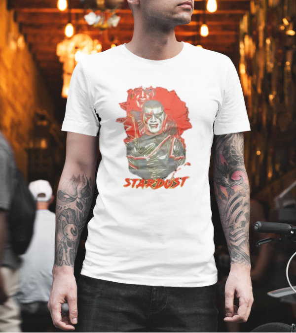 Cody Rhodes Stardust Red Face Paint Costume T-Shirt