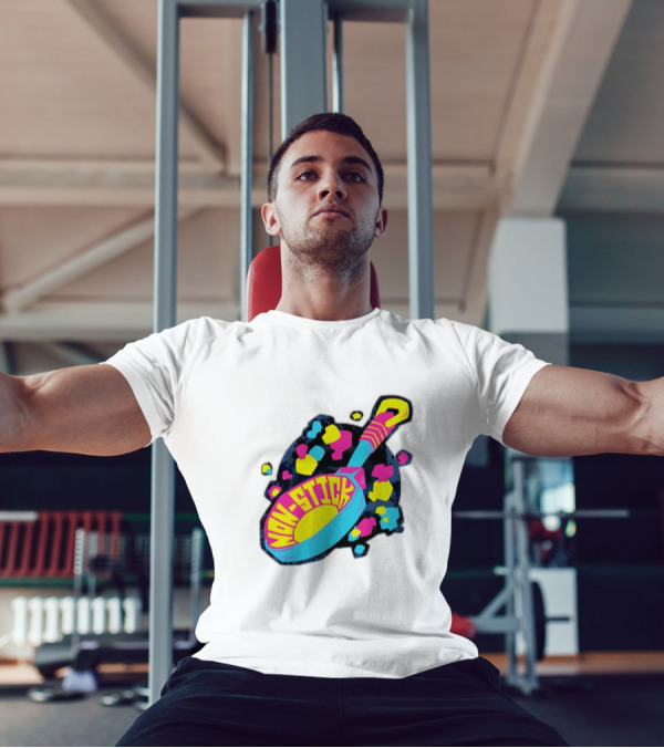 Non-Stick Colorful Pop Art Frying Pan T-Shirt