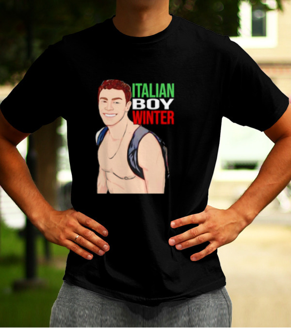 Luigi Mangione Italian Boy Winter Backpack Smiling T-Shirt