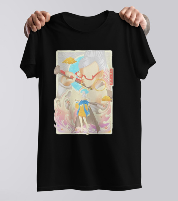 Seiko Ayase Dandadan Character With Vibrant Colors And Artistic Elements T-Shirt