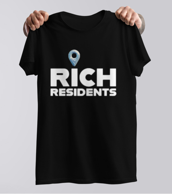Rich Residents Oversized Pin T-Shirt