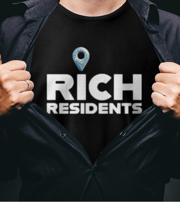 Rich Residents Oversized Pin T-Shirt