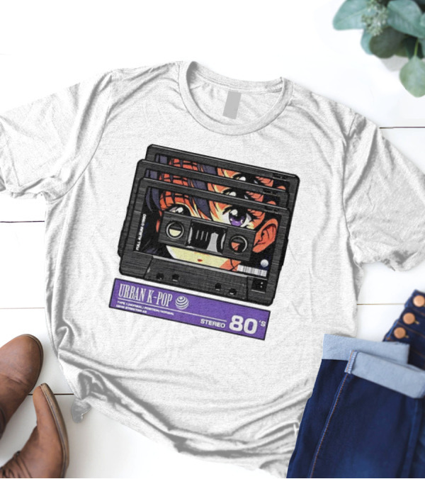 Cassette Tape Urban K-Pop Stereo 80’s Anime T-Shirt