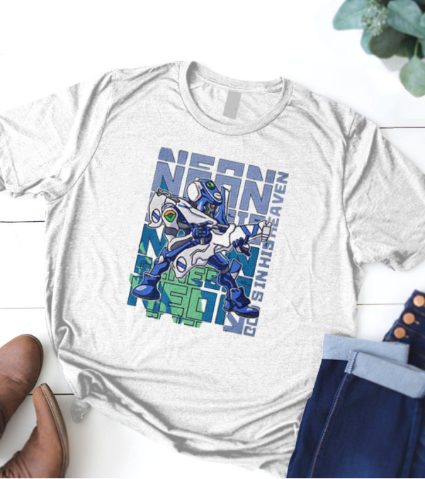 Neon Genesis Evangelion Eva-00 God's In His Heaven T-Shirt