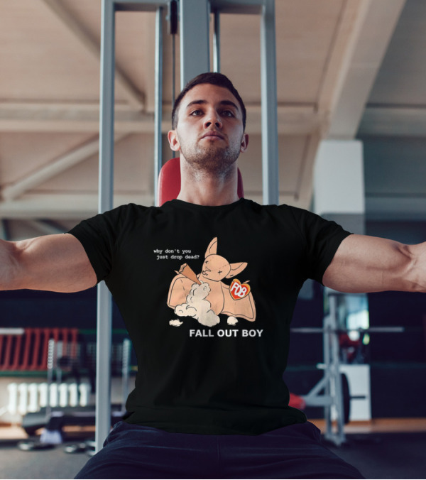 Why Don’t You Just Drop Dead Bat Fall Out Boy POB Heart T-Shirt