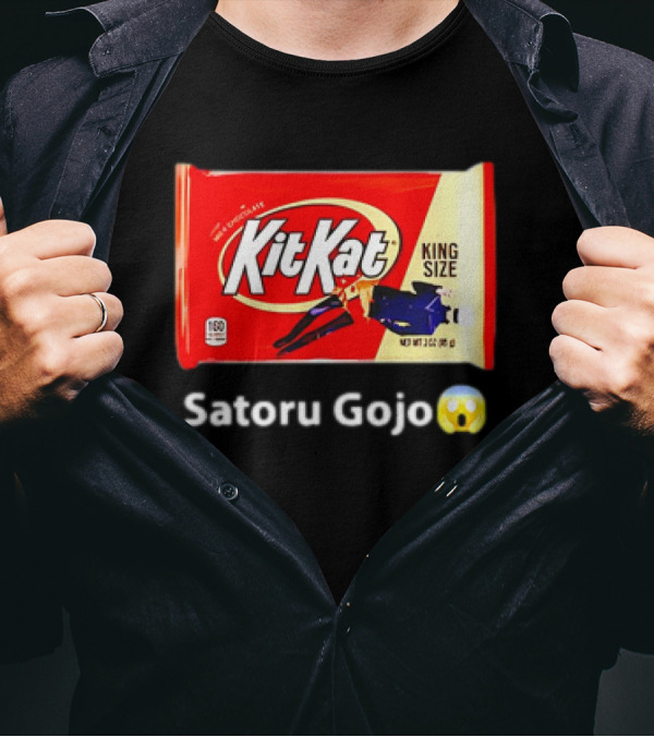 Kit Kat King Size Satoru Gojo ๐ฎ T-Shirt