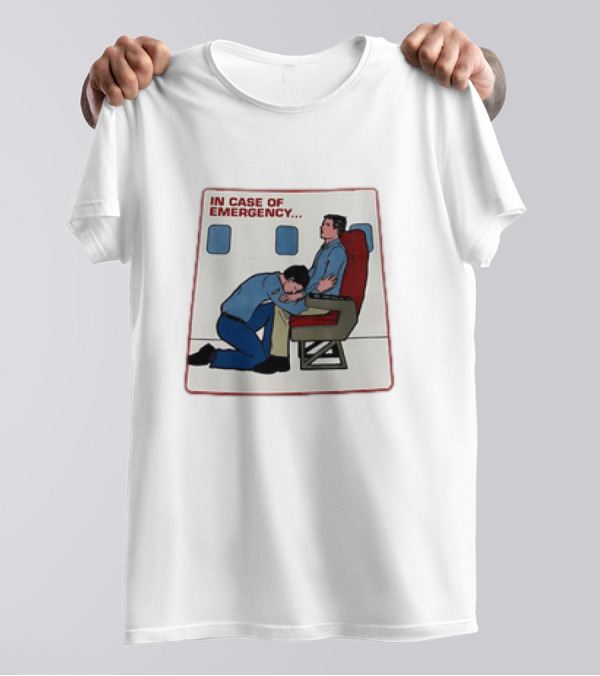 In Case Of Emergency Airplane Seat Safety Instructions T-Shirt