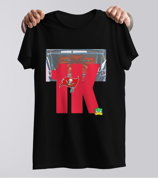 Bucky Irving 1K Tampa Bay Buccaneers Helmet And Duck T-Shirt