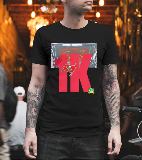 Bucky Irving 1K Tampa Bay Buccaneers Helmet And Duck T-Shirt