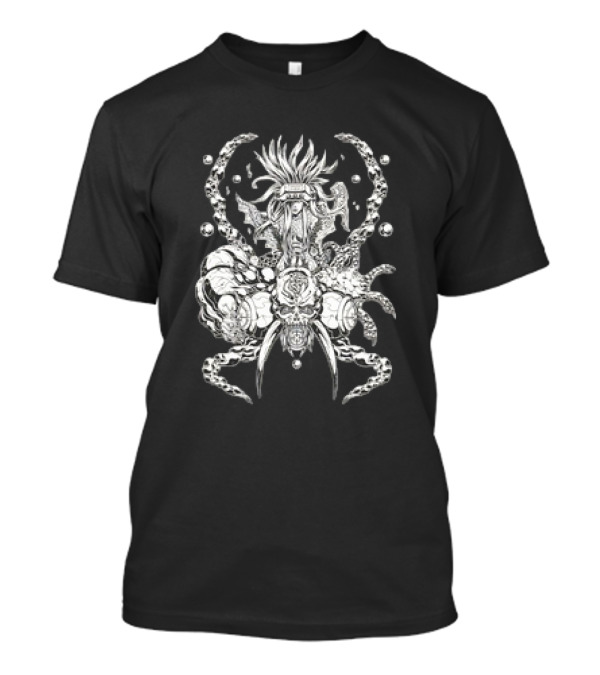 Final Fantasy VII Rebirth Hardcore Calamity Intricate Monochrome T-Shirt