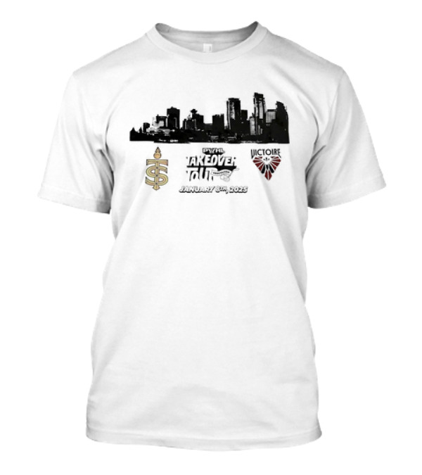 Toronto Sceptres Vs Montreal Victoire PWHL Takeover Tour January 6th 2025 Skyline Event T-Shirt