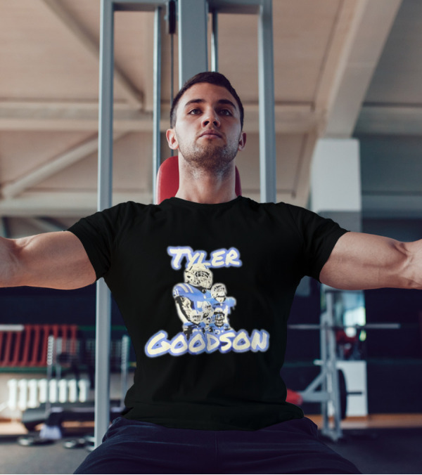 Tyler Goodson Indianapolis Colts Player Collage Football T-Shirt