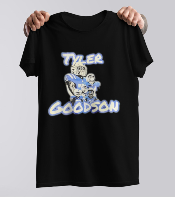 Tyler Goodson Indianapolis Colts Player Collage Football T-Shirt