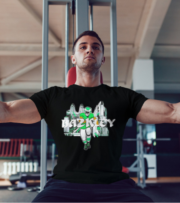 Saquon Barkley Bazkley Philadelphia Eagles 2K Football Player Cityscape T-Shirt