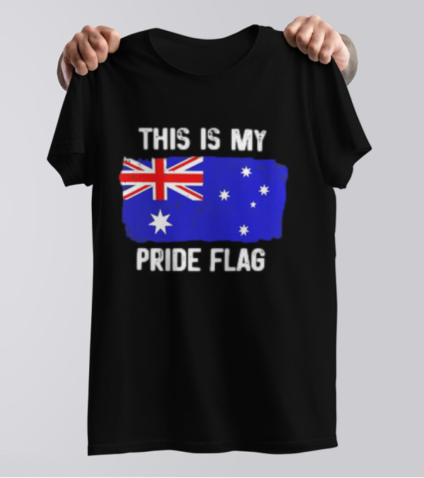 This Is My Pride Flag Australian Flag T-Shirt