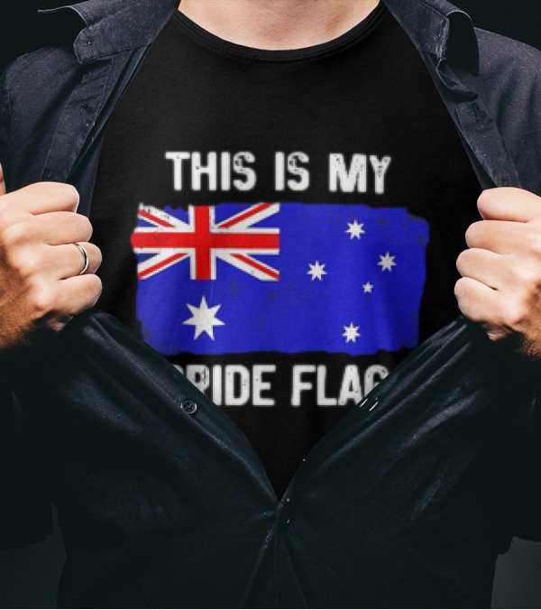 This Is My Pride Flag Australian Flag T-Shirt