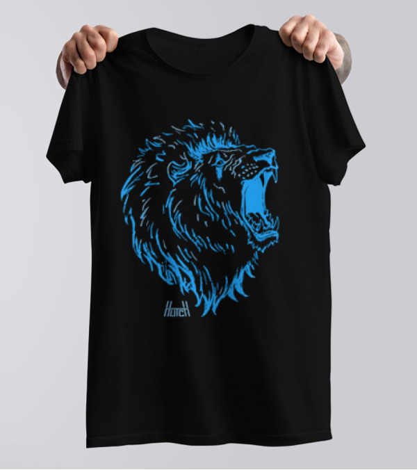 Hutch Premium Gritty Roaring Lion T-Shirt