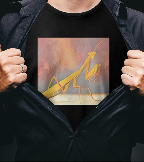 The Praying Mantis Abstract Pastel Insect T-Shirt